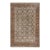 Rug & Kilim’s Khotan Style Rug in Distressed Blue, Beige-Brown Trellis Pattern For Sale
