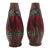 English Minton Secessionist Art Nouveau Vase Pair For Sale