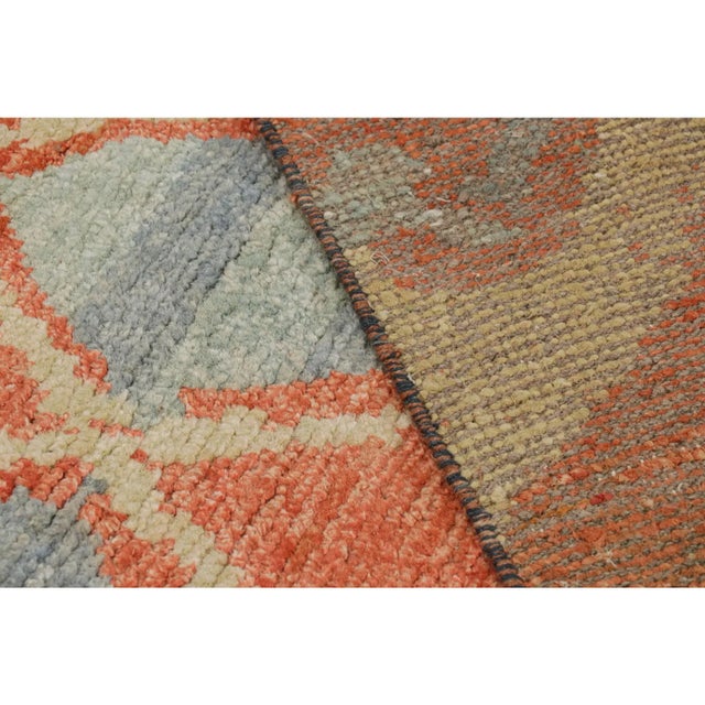 Textile Rug & Kilim’s Moroccan Style Rug in Rust With Geometric Patterns For Sale - Image 7 of 7