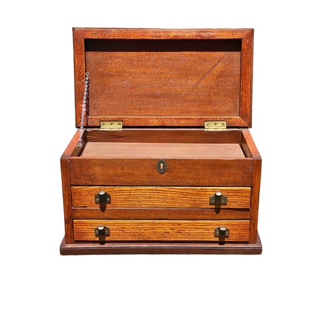 Late 19th Century Antique Victorian File Cabinet, Legal & Letter Size For Sale In San Francisco - Image 6 of 12