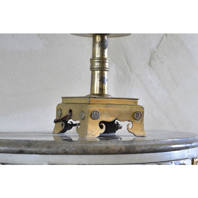 Vintage Brass Table Lamps, 1950s, Set of 2 For Sale - Image 4 of 15