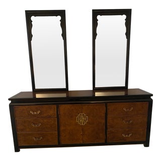 1970s Chin Hua, Century Furniture Dresser With Mirrors For Sale