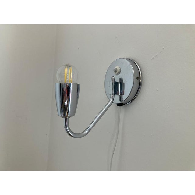 1940s Functionalist Wall Lamp from Zukov, Czechoslovakia, 1940s For Sale - Image 5 of 11