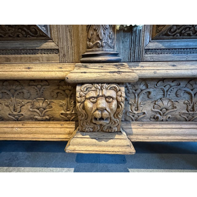 Antique Flemish Oak Cabinet, 1780 For Sale - Image 15 of 18