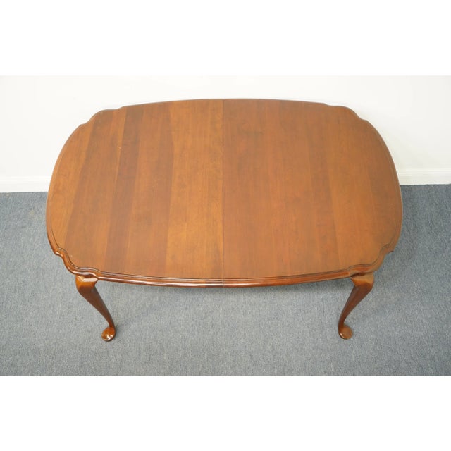 Late 20th Century Pennsylvania House Solid Cherry Traditional Style 62" Dining Table 12-3255 For Sale - Image 5 of 8