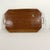 Vintage Italian Wood Marquetry Tray Sorrento Inlaid Brass Edge Handles For Sale - Image 6 of 12