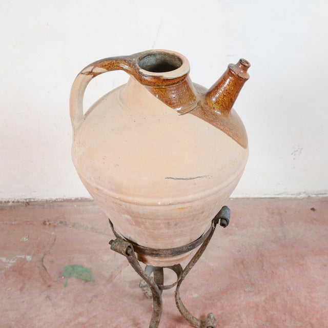 Terracotta Amphora with Base, Set of 2 For Sale - Image 16 of 17