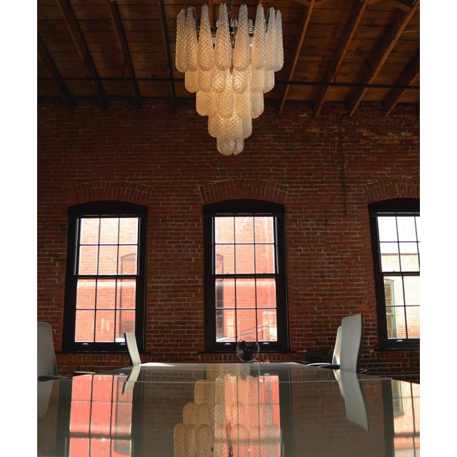Murano Petal Chandeliers, 1970s, Set of 2 For Sale - Image 13 of 18