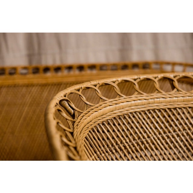1970s 1970s Moroccan Loveseat - 75" For Sale - Image 5 of 9