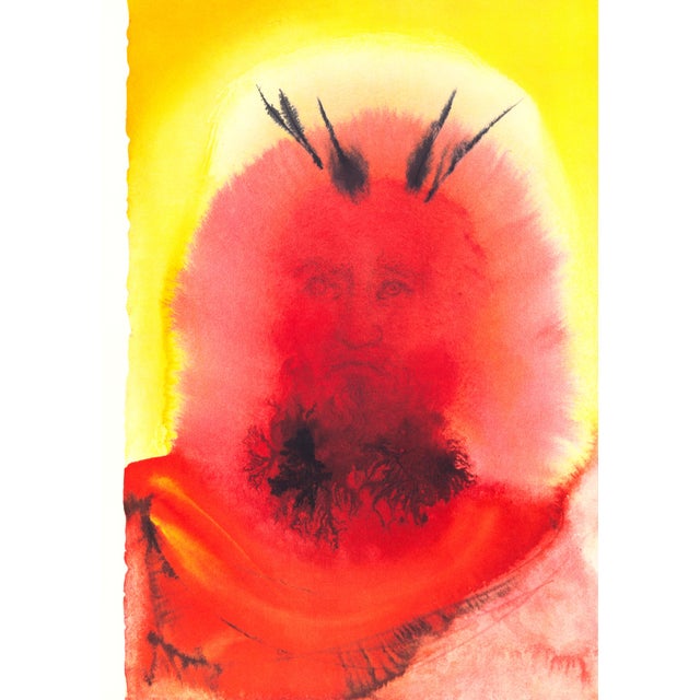 1967 Salvador Dalí Biblia Sacra Lithograph "Gloria Vultus Moysi" (Glory of the Face of Moses) For Sale