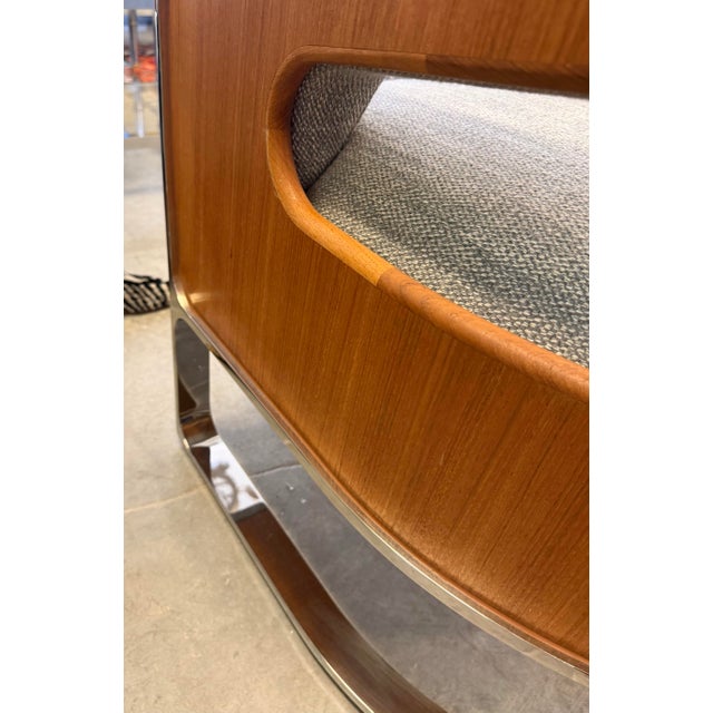 Custom Italian Blohm & Voss in Collaboration With Zaha Hadid Architects Solid Luxury Yacht Chairs a Pair For Sale In Miami - Image 6 of 7