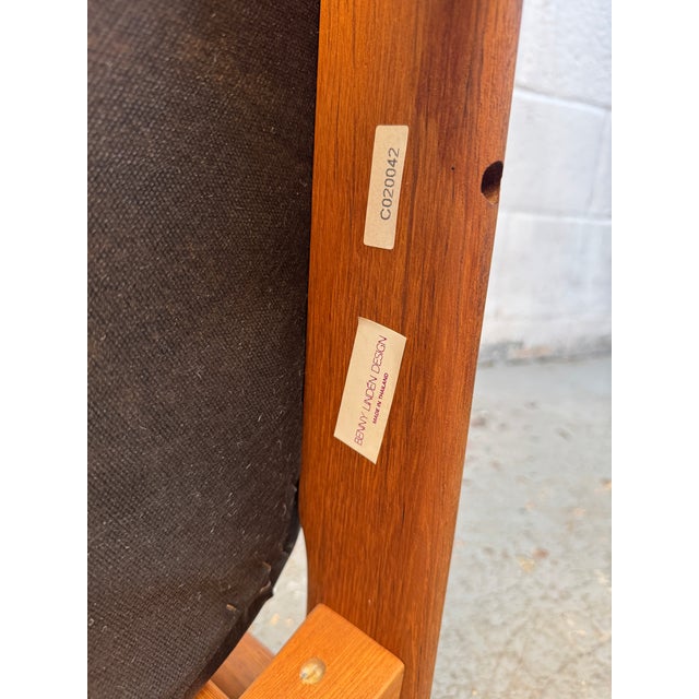 Set of Six Mid-Century Slatted Teak Dining Chairs by Benny Linden For Sale - Image 18 of 18