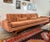 Mid-Century Modern 1960s Attributed Kroehler American Leisure Sofa, Style of Adrian Pearsall Mid Century Modern Gondola Couch Vintage Mad Men Era For Sale - Image 3 of 12