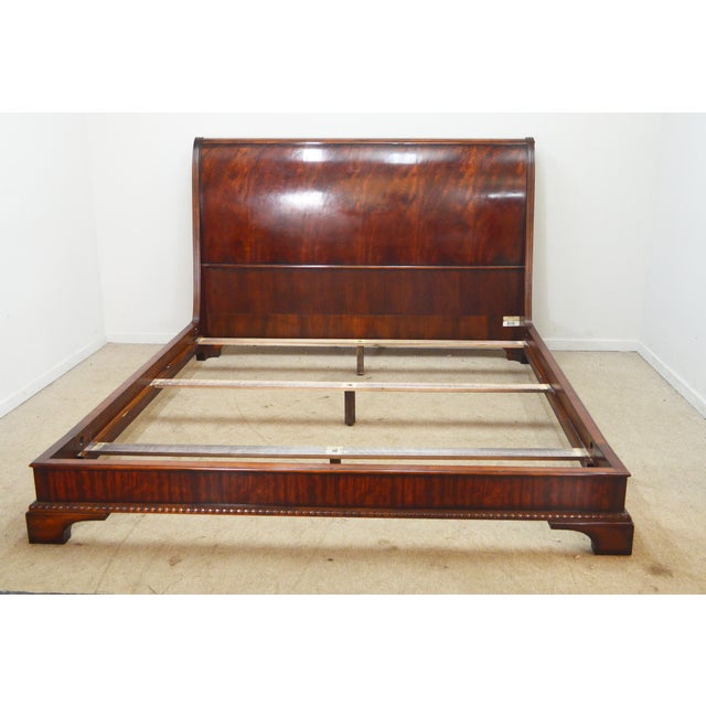 King Bed by Henredon - Natchez Collection. Store item #570. It features carved detailes and comes with slats (might be not...