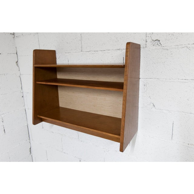 Wall Shelf in Oak, 1950s For Sale - Image 3 of 16