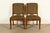 Neoclassical Henredon French Empire Carved Mahogany Side Chairs or Dining Chairs, Pair For Sale - Image 3 of 15