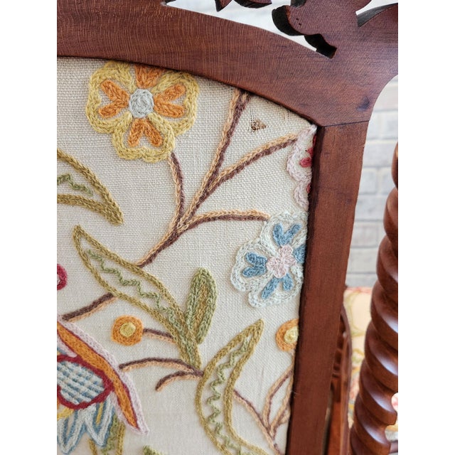Late 19th Century 19th-Century George Hunzinger “Lollipop” Duplex Spring Platform Rocker For Sale - Image 5 of 13