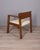 Wood Vintage Italian Armchair in Wood and Leather, 1980s For Sale - Image 7 of 14
