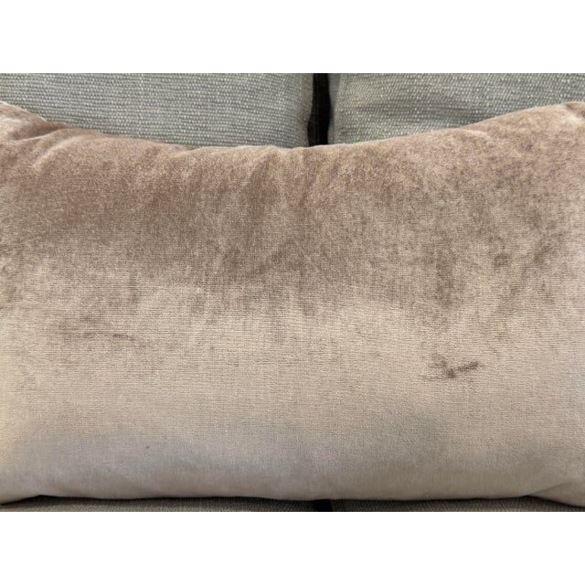 Williams-Sonoma Taupe Lumbar Pillows, Pair For Sale In San Francisco - Image 6 of 12