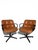 Vintage Camel Leather Executive Chairs by Charles Pollock for Knoll, 1970s, Set of 2 For Sale - Image 12 of 12