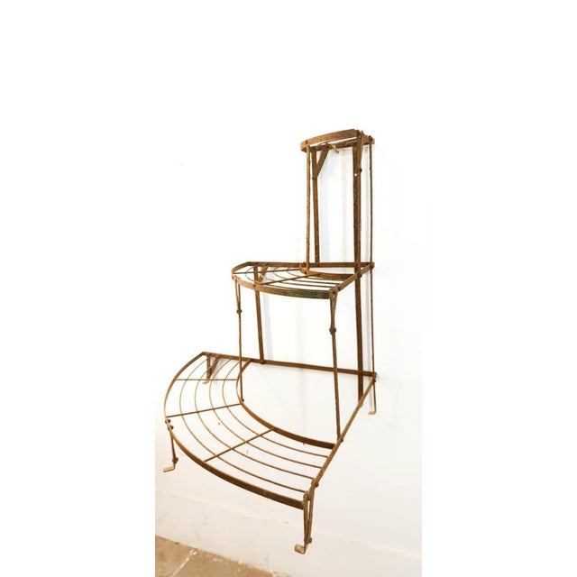 Vintage Corner Flower Stand For Sale - Image 9 of 18