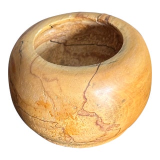 1940s Swedish Modern Small Maple Bowl For Sale