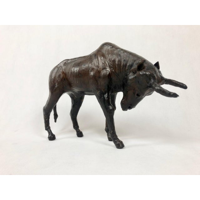 Vintage Papier Mâché Buffalo Figure, 1970s For Sale - Image 10 of 15