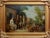 Family outside their Farm -19th century English school -Oil painting-1820s oil painting on canvas -Signed and dated 1820....