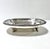 Vintage Silverplate Footed Gallery Serving Tray With Rope Edge – Small Cocktail / Barware Dish / l.b.s. Co. For Sale - Image 4 of 13