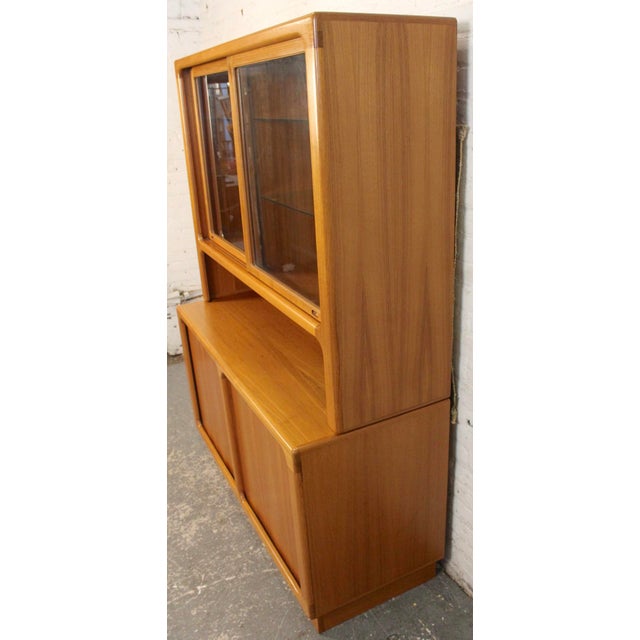Vintage Mid-Century Teak Server and Buffet Cabinet For Sale In New York - Image 6 of 17