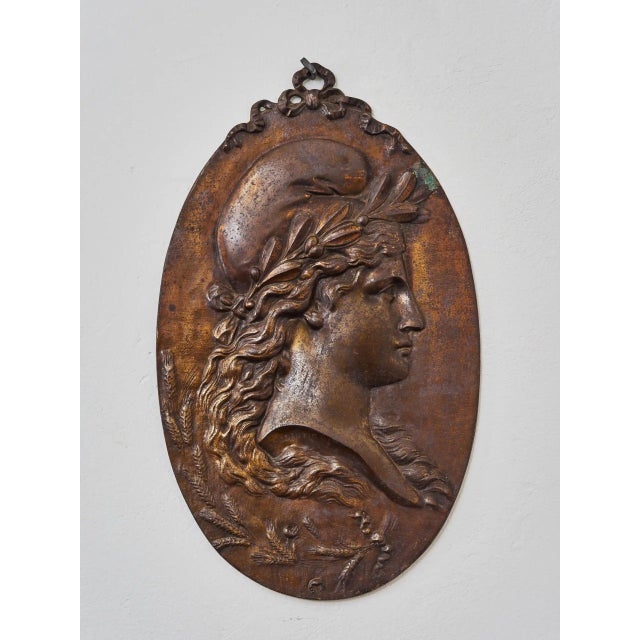 Bronze Plaque Allegory of Marianne For Sale - Image 10 of 10