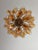 Italian Amber Murano Glass Petal Chandeliers, Set of 2 For Sale - Image 10 of 14
