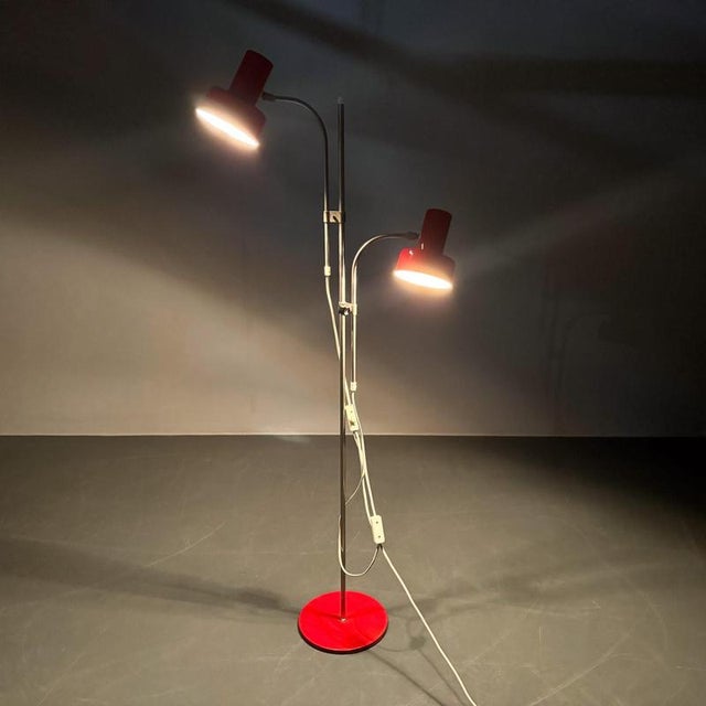 Mid-Century Adjustable Floor Lamp, Germany, 1970s For Sale - Image 4 of 17