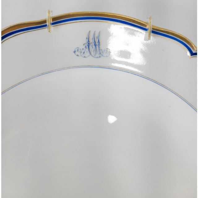 KPM Porcelain 19th Century German Berlin Kpm Porcelain Charger For Sale - Image 4 of 10