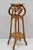 Vintage French Art Nouveau Style Carved Teak Pedestal Plant Stand Side Table For Sale - Image 18 of 18