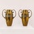 Art Nouveau Brass Floral Vases, France, 1930, Set of 2 For Sale - Image 6 of 8