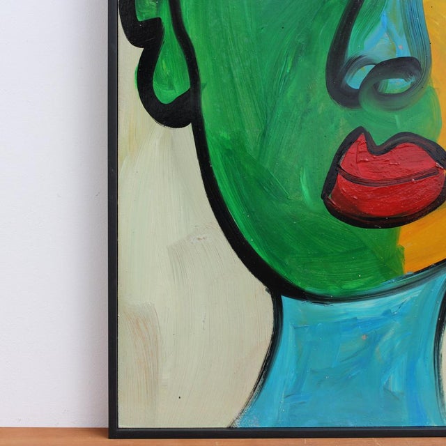 Peter Robert Keil, Portrait of a Young Woman, 1983, Oil on Board For Sale - Image 10 of 16