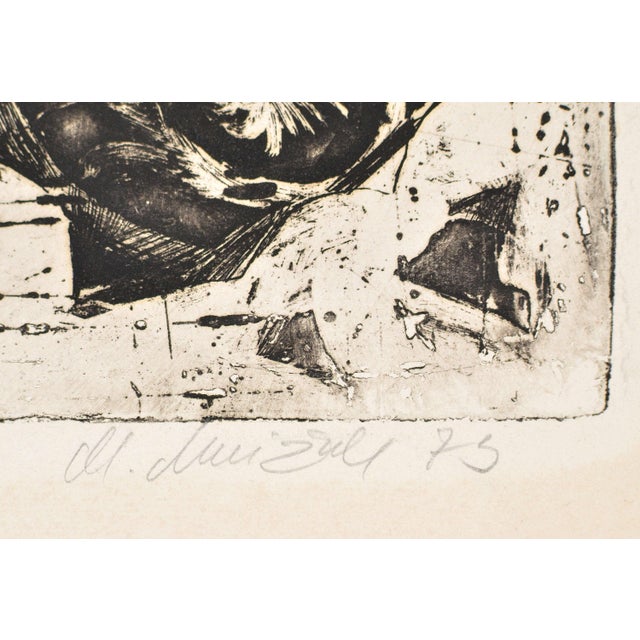 1970s Malda Muizule, By the Sea, 1975, Etching For Sale - Image 5 of 9