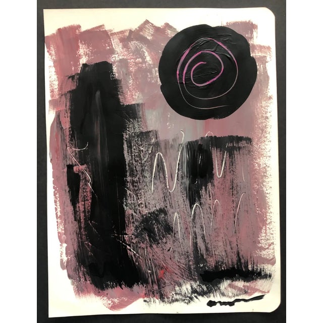 1980s 1980s Abstract Expressionist Painting For Sale - Image 5 of 5