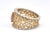 2010s 18k Renaissance Inspired Ring W/Emerald Center, Size 7.25 For Sale - Image 5 of 11