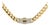 14k Yellow Gold Monaco Chain Necklace With Diamond Clasp For Sale