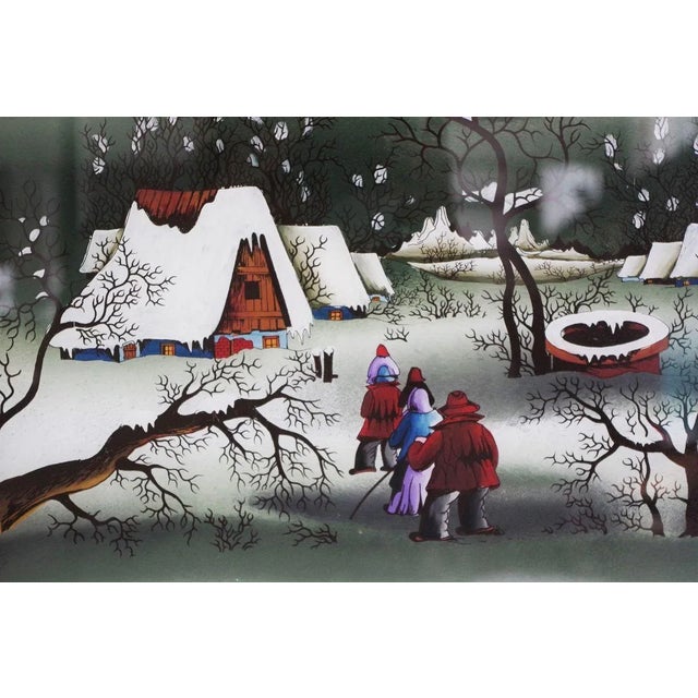 Oil on Canvas Paintings by Mugosa Naif, 1991, Set of 3 For Sale - Image 15 of 18