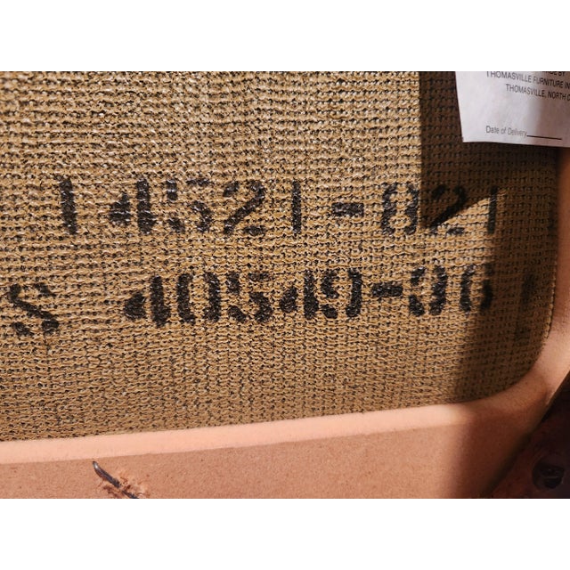 Pair of Vintage Thomasville Chippendale Style Chairs. Beautifully crafted in the USA, these chairs are elegantly carved...