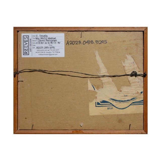 Early Historical Colored Architectural Photograph of New Mexico Museum of Art, 20th Century For Sale - Image 9 of 9