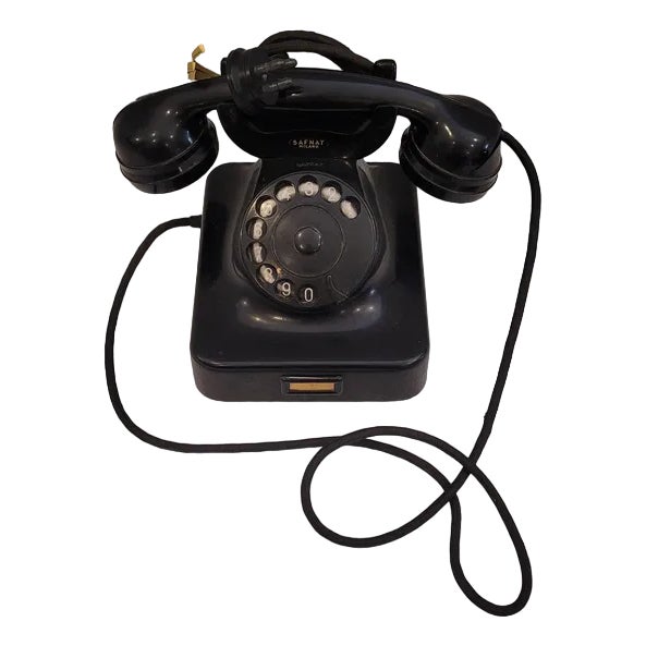 Italian Phone in Bachelite from SAF Nat Milan, 1950s | Chairish