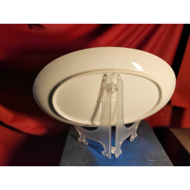 Mid-Century Modern Mid 20th Century Noritake China Laurel #5903 10" Oval Bread Serving Platter - Discontinued Pattern For Sale - Image 3 of 7