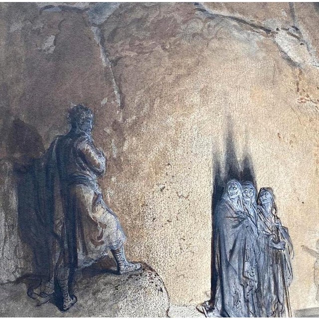 After Gustave Doré, Macbeth in the Witches' Cave, Serigraph For Sale - Image 3 of 5