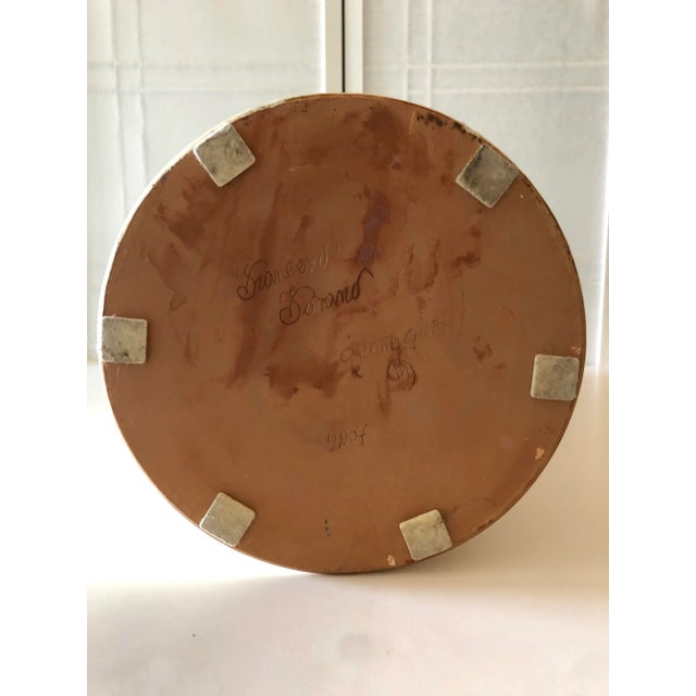 Italian Ceramic Large Vase / Umbrella Stand by Francesco Fasano, 2007 Grottaglie, Italy For Sale - Image 10 of 12
