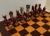 Wood Chess Checker Board with Hand Crafted Ceramic Chess Pieces For Sale - Image 7 of 12