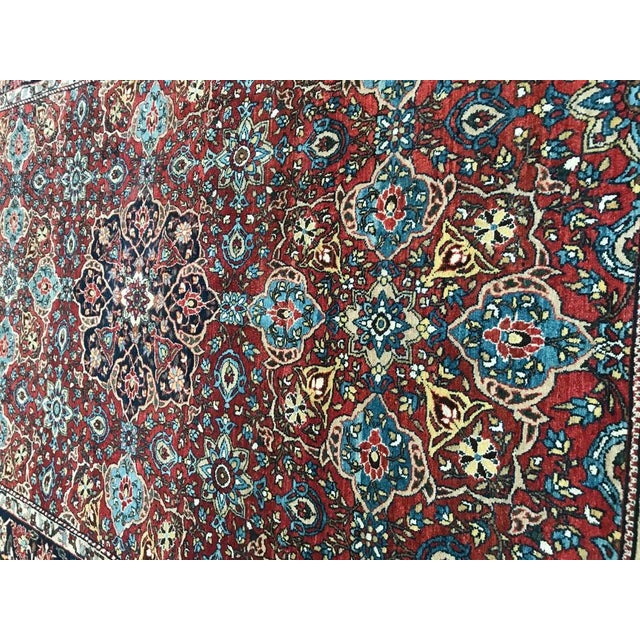 Antique Ispahan Rug, 1890s For Sale - Image 5 of 16